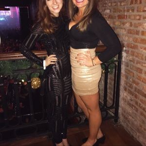 akira sequin jumpsuit